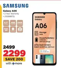 HiFi Corp Samsung Galaxy A06 offer