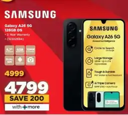 HiFi Corp Samsung Galaxy A26 5G 128GB DS offer
