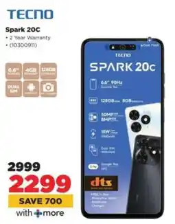 HiFi Corp TECNO Spark 20C offer