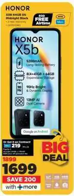 HiFi Corp HONOR X5B 64GB DS Midnight Black offer