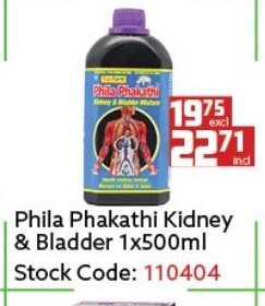 Phila Phakathi Kidney & Bladder 1x500ml offer at Africa Cash and Carry