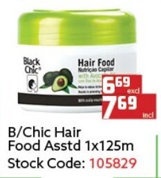 Africa Cash and Carry B/Chic Hair Food Asstd 125ml offer