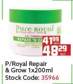 Africa Cash and Carry P/Royal Repair & Grow 200ml offer