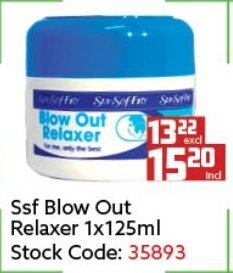 Africa Cash and Carry Ssf Blow Out Relaxer 125ml offer