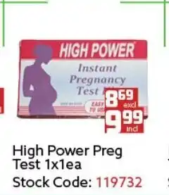 High Power Preg Test 1x1ea