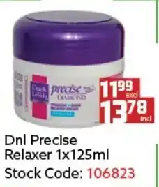 Africa Cash and Carry Dnl Precise Relaxer 1x125ml offer