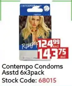 Contempo Condums Asstd 6x3 pack