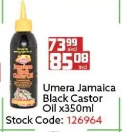 Africa Cash and Carry Umera Jamaica Black Castor 350ml offer