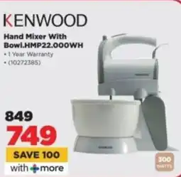 HiFi Corp KENWOOD Hand Mixer With Bowl.HMP22.000WH offer