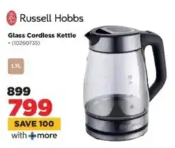 HiFi Corp Russell Hobbs Glass Cordless Kettle offer
