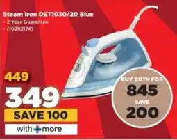 HiFi Corp PHILIPS Steam Iron DST1030/20 Blue offer