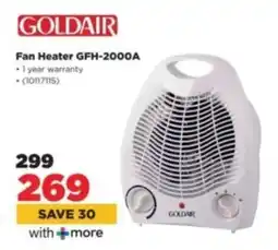 HiFi Corp GOLDAIR Fan Heater GFH-2000A offer
