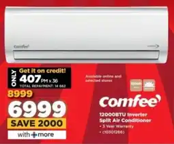 HiFi Corp Comfee 12000BTU Inverter Split Air Conditioner offer