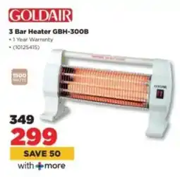 HiFi Corp GOLDAIR 3 Bar Heater GBH-300B offer
