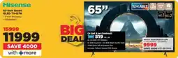 HiFi Corp Hisense 65-inch Smart QLED TV-Q7N offer
