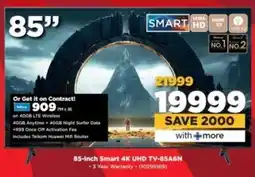 HiFi Corp Hisense 85-inch Smart 4K UHD TV-85A6N offer
