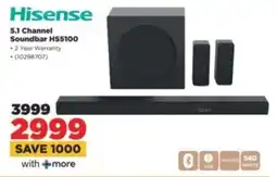 HiFi Corp Hisense 5.1 Channel Soundbar HS5100 offer