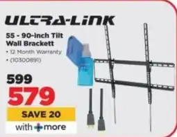 HiFi Corp ULTRA-LINK 55-90-inch Tilt Wall Brackett offer