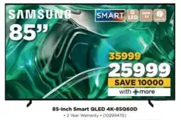 HiFi Corp SAMSUNG 85-inch Smart QLED 4K-85Q60D offer