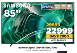 HiFi Corp SAMSUNG 85-inch Crystal UHD 4K-85DU7000 offer