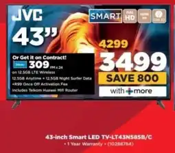 HiFi Corp JVC 43-inch Smart LED TV-LT43N585B/C offer