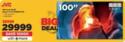 HiFi Corp JVC 100-inch QLED Smart TV-LT100NQ7145 offer