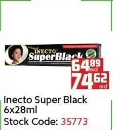 Africa Cash and Carry Inecto Super Black 28ml offer