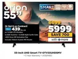 HiFi Corp Orion 55-inch UHD Smart TV-OTV55UHDSMV offer