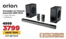 HiFi Corp Orion CinemaBar 5.2 Channel Sound Bar SBW 5002 offer