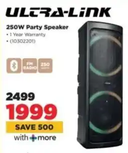 HiFi Corp ULTRA-LINK 250W Party Speaker offer