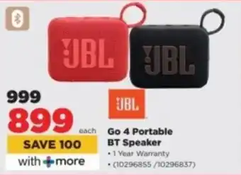 HiFi Corp JBL Go 4 Portable BT Speaker offer