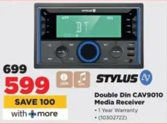HiFi Corp STYLUS Double Din CAV9010 Media Receiver offer
