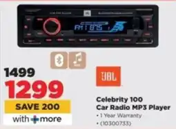 HiFi Corp JBL Celebrity 100 Car Radio MP3 Player offer