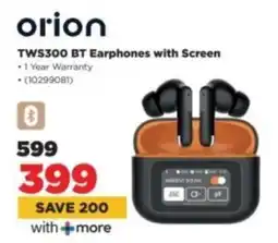 HiFi Corp Orion TWS300 BT Earphones with Screen offer