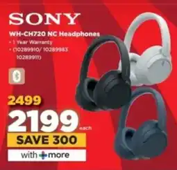 HiFi Corp SONY WH-CH720 NC Headphones offer