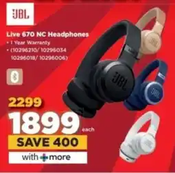 HiFi Corp JBL Live 670 NC Headphones offer