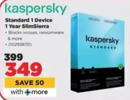HiFi Corp Kaspersky Standard 1 Device 1 Year SlimSierra offer