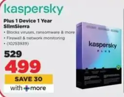 HiFi Corp Kaspersky Plus 1 Device 1 Year SlimSierra offer