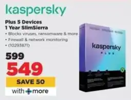 HiFi Corp Kaspersky Plus 5 Devices 1 Year SlimSierra offer