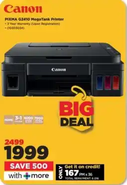 HiFi Corp Canon PIXMA G2410 MegaTank Printer offer