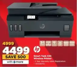 HiFi Corp HP Smart Tank 530 Wireless Printer offer