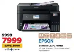 HiFi Corp EPSON EcoTank L6270 Printer offer