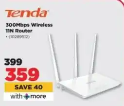HiFi Corp Tenda 300Mbps Wireless 11N Router offer
