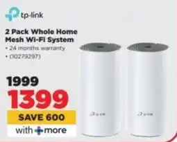 HiFi Corp Tp-link 2 Pack Whole Home Mesh Wi-Fi System offer