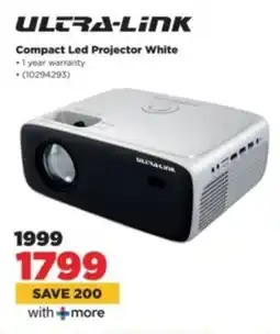 HiFi Corp ULTRA-LINK Compact Led Projector White offer