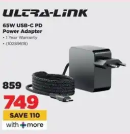HiFi Corp ULTRA-LINK 65W USB-C PD Power Adapter offer
