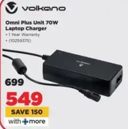 HiFi Corp Volkano Omni Plus Unit 70W Laptop Charger offer
