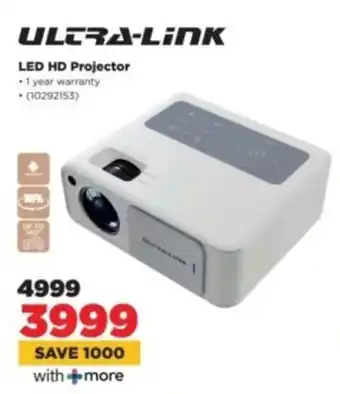 HiFi Corp ULTRA-LINK LED HD Projector offer