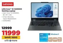 HiFi Corp Lenovo LOQ Core i5-12450HX Gaming Laptop offer