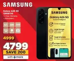 HiFi Corp SAMSUNG Galaxy A26 5G 128GB DS offer